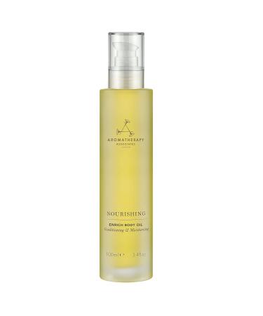 Aromatherapy Associates Support Nourishing Enrich Body Oil - Luxurious Coconut & Macadamia Oil for Smooth Skin (3.4 fl oz - Buy Online on SooperMarket.com