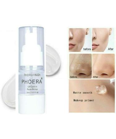 PHOERA Primer Matte Finish Face Makeup Pore filler Primer Foundation Base Oil Control Full Coverage Make Up Base Concealer Long Lasting Flawless Pores Minimiser Liquid Moisturizing (2 x 18ml.) 18 ml (Pack of 2) - Buy Online on SooperMarket.com