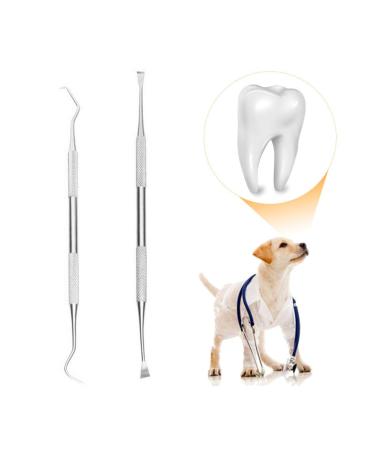 Schecker tartar remover set 2-part in dentist quality for dogs cats and pets mini execution for tartar removal