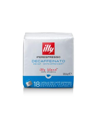 Illy Decaffeinated Coffee Iperespresso Cube 18 Capsules
