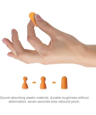 Ear Plugs Orange Earplugs Type for Working Sleeping - Buy Online on SooperMarket.com