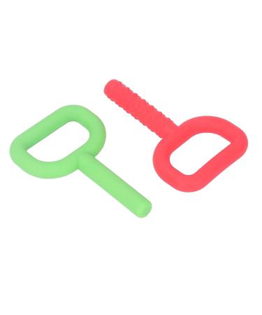 D Letter Hand Chew Toy - Silicone Sensory Teething Toy for Autistic Children | 2 Pack - Safe Soft & Durable - Buy Online on SooperMarket.com