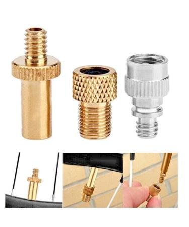 JJ-Shop24 Set 3 x valve adapter bicycle valve adapter Dunlop Schrader car valve SV AV DV wheel valve bike wheel