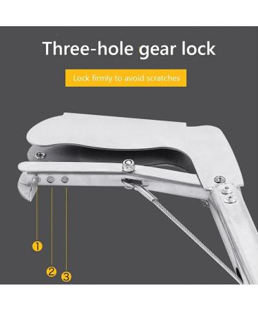 Tianbi Heavy Duty Collapsible Snake Tongs Reptile Eel Grabber Catcher Stick Stainless Steel Garbage Clip Wide Jaw Handling Pliers for Indoor & Outdoor - Buy Online on SooperMarket.com