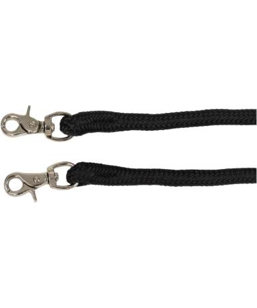 Marengos Black Knotted Halter with Reins for Warmbloods - Premium Quality Equestrian Gear - Buy Online on SooperMarket.com