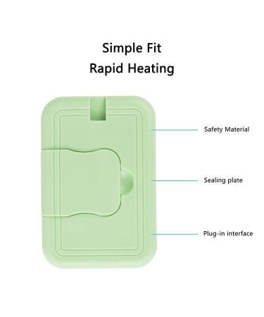 Baby Wipes Heater and Dispenser - Thermostatic Comfort in Green | Wipes Warmer for Baby Wipes - Buy Online on SooperMarket.com