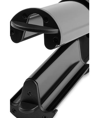 NuMe Pentacle 2-in-1 Deep Waver and Curling Wand - Professional Ceramic Hair Waver for Beachy Waves - Hair Crimper (Black) - Buy Online on SooperMarket.com
