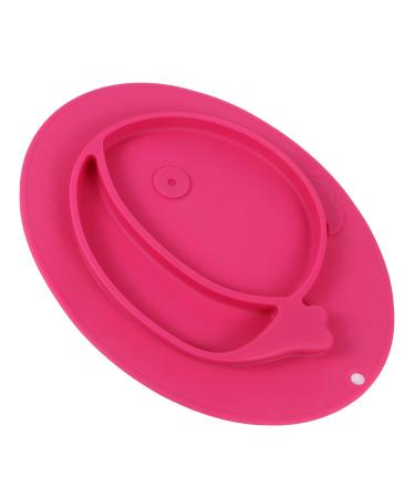 Toddmomy Silicone Whale Plate Kids Dinner Plates Suckers Eating Trays Compartment Dinner Plate Toddler Plate Baby Tableware Child Food Silica Gel Red Toddler Board Silicone Suction Bowl 31.5x23.5cm Red
