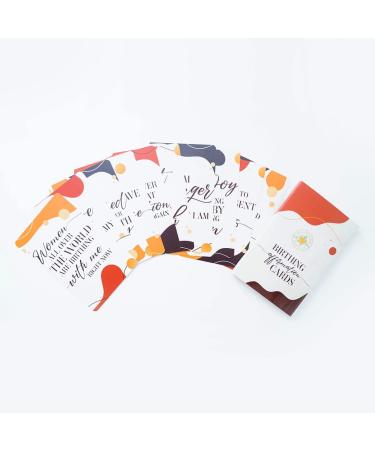 Premium Birthing Affirmation Cards - 24 Inspirational Cards for Pregnant Moms | Perfect Baby Shower Gifts & Labor Support - Buy Online on SooperMarket.com