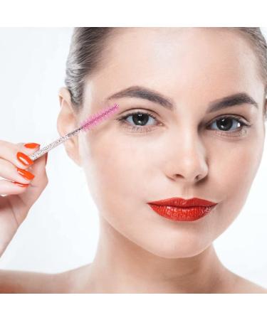 SWKJ 60 PCS Disposable Eyelash Brushes Eyebrow Spoolies Mascara Wands - Crystal Pink | Lash & Brow Applicator Brushes for Makeup Tools - Buy Online on SooperMarket.com
