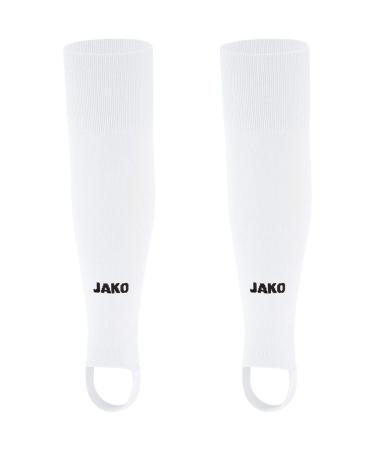 JAKO Unisex Socks Glasgow 2.0 L-XL White
