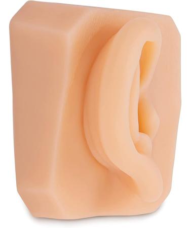 Nicfaky Soft Silicone Right Ear Model for Practicing Suture for Jewelry Display Silicone Ear for Teaching Instructions - Buy Online on SooperMarket.com