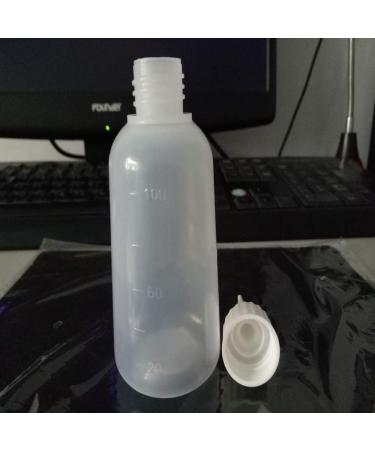 U-K 100ML Industrial Glue Gel Oil Reusable Plastic Squeeze Bottle Liquid Dispensing Dropper Bottles with Scale for Crafts Art Glue Multi Purpose as shown - Buy Online on SooperMarket.com