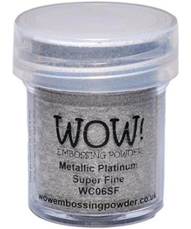 Wow! Metallic Embossing Powder Bundle - Gold, Silver, Platinum, Copper - 15ml (Set of 4) - Buy Online on SooperMarket.com