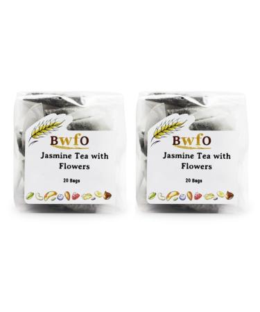 Jasmine Tea with Flowers 40 Bags (BWFO)