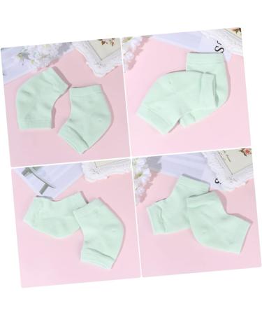 minkissy 2 Pairs High Heels for Men Socks for Men Plantar Socks Heel Socks Heel Sleeve Silicone Foot Heel Anti-Crack Socks Gel Socks Moisturizing Gel Socks Socks Toe Socks - Buy Online on SooperMarket.com