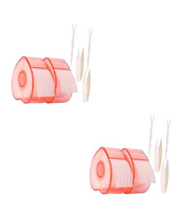 Beavorty 4 Rolls Lace Double Eyelid Sticker Self- Adhesive Eyelid Stickers Eyelid Shadow Stickers Lids by Design Eyelid Strip Adhesive Eye Tape Adhesive Strip with Hat Lifting Belt