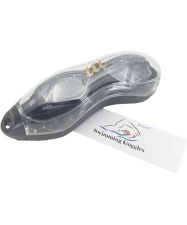 Beeway Premium Swimming Goggles - Anti-Fog UV Protection Fully Adjustable for Adults & Kids (8+) - Comfortable Fit Fastened Design - Black - Buy Online on SooperMarket.com