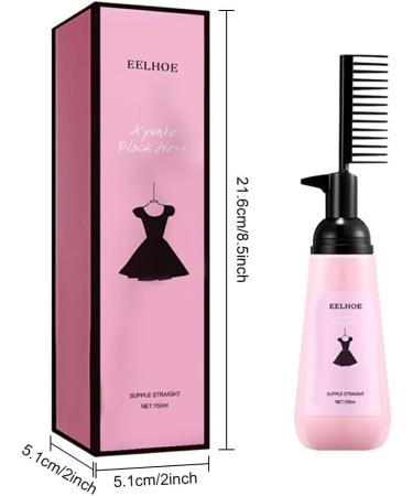 Dajidafu Universal Curly Hair Straightening Cream with Brush Smoothing Hair-styling Nourishing Beauty Accessory for Professional - Buy Online on SooperMarket.com
