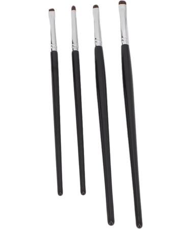 4pcs Eye Shadow Smudge Brush Detailed Handle Hair Detail Makeup Brush Kit Brochas Ojos Eyeline Brushes Soft Comfortable - Buy Online on SooperMarket.com