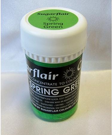 Spring Green Sugarflair Spectral Concentrated Pastel Paste Colou
