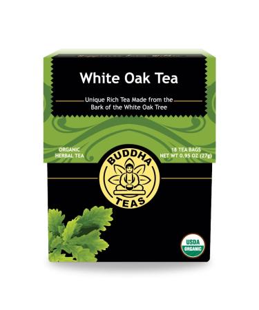 Buddha Teas Organic White Oak Bark Tea - OU Kosher, USDA Organic, CCOF Organic, 18 Bleach-Free Tea Bags