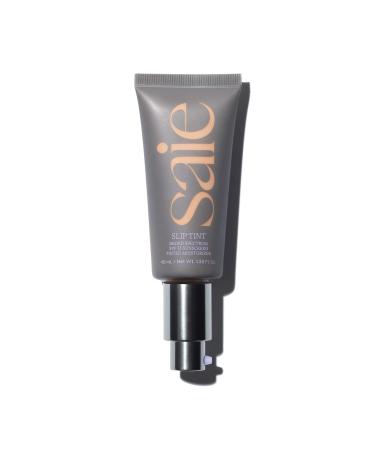 Saie Slip Tint SPF 35 Tinted Moisturizer - Light Coverage Moisturizer + Broad Spectrum Zinc Oxide Sunscreen - Shade Four (1.35 oz)