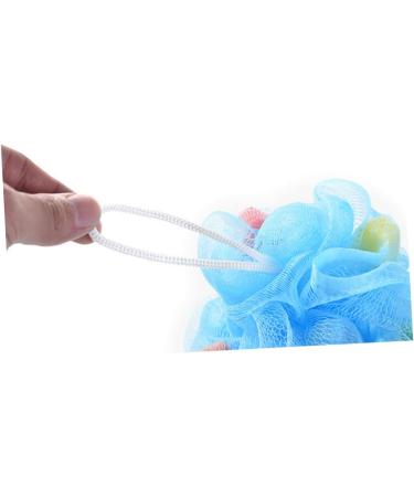 NOLITOY Colorful Bath Balls 4pcs - Super Soft Shower Sponge for Adults & Kids | Bath Flower Shower Wipe - Buy Online on SooperMarket.com