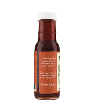 Kevala Organic Toasted Sesame Oil - 8 fl oz (236 ml) | Pure, Natural Flavor - Buy Online on SooperMarket.com