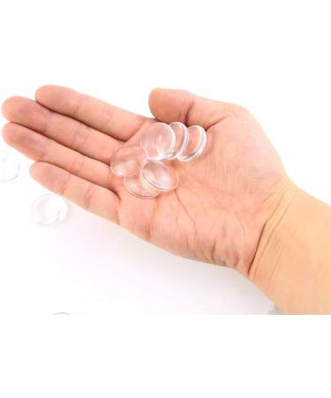Acmer 1 inch/25mm Clear Glass Cabochons - 200 Pieces for Photo Pendant Craft Jewelry Making - Buy Online on SooperMarket.com