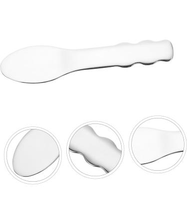 WOFASHPURET Stainless Steel Spoon Facial Cosmetic Spoon Glass Octopus Ornament Anti Wrinkle Eye Cream Mini Spoons Mini Scoops Clay Blenders Facial Cream Spoons Make up Baby Scraper 6.5x2x0.2cm Silver - Buy Online on SooperMarket.com