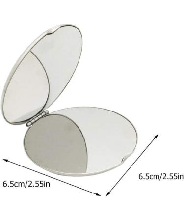 Minkissy Handbag Round Compact Cosmetic Mirror Double-Sided Travel Cosmetic Mirror Bag Hand Mirror Changing Mirror for Money Foldable Carry Bag - Buy Online on SooperMarket.com