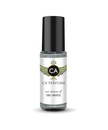 CA Perfume Impression of 1861 Naxos For Women & Men Replica Fragrance Body Oil Dupes Alcohol-Free Essential Aromatherapy Sample Travel Size Concentrated Long Lasting Attar Roll-On 0.14 Fl Oz/4ml-X1