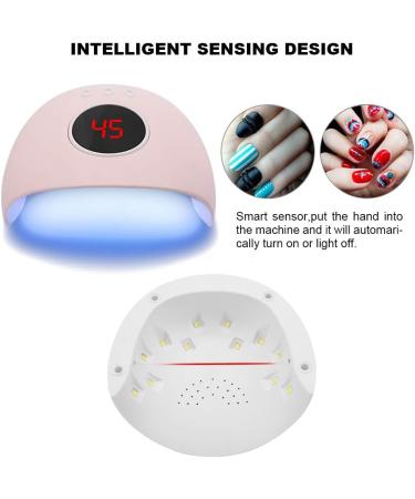 Nail Lamp 24W UV LED Nail Dryer Painless Curing Lamp with Automatic Sensor LCD Display 3 Timer Setting UV Nail Dryer for Fingernail & Toenail Gel Polish - Buy Online on SooperMarket.com