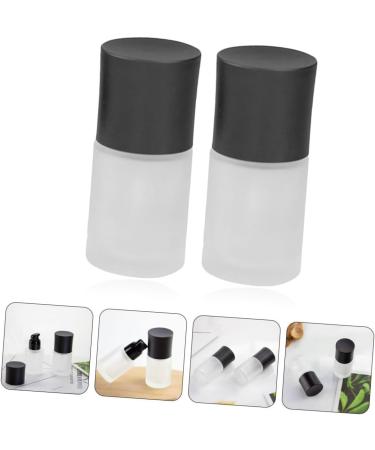 Housoutil 2pcs Liquid Foundation Press Bottle Cosmetic Essence Travel As Shown 10.50X3.90X3.90CM - Buy Online on SooperMarket.com