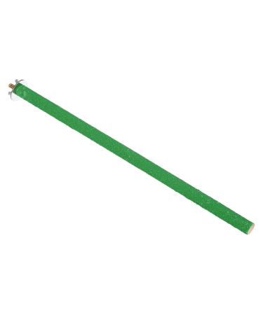 Patikil 0.6x13.8 Bird paw bird wood barsch stand cage accessories for small bird parrot love bird parallel parliament wave sittich green 0.6x13.8 "Green