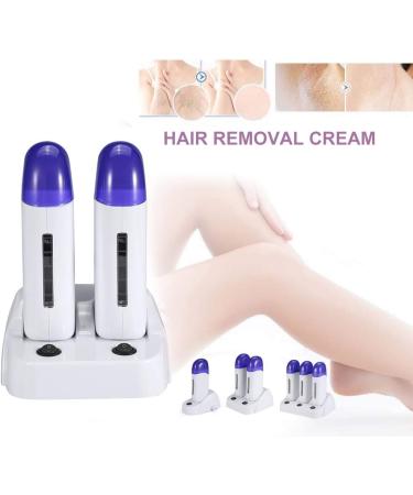 Depilatory Roll Hair Removal Waxing Roller Roll Wax Heater Waxing Paper Electric Rolling Wax Warmer Body Hair Removal Salon Tool (5#) - Buy Online on SooperMarket.com