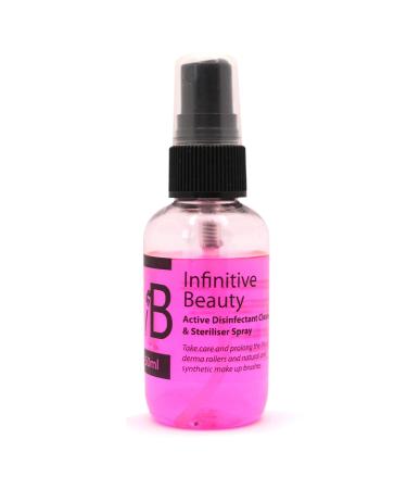 Infinitive Beauty Active Disinfectant Cleaner & Sterliser Spray For Derma Rollers & Make Up Brushes Take Care & Prolong The Life Of Derma Rollers & Natural & Synthetic Brushes 50ml