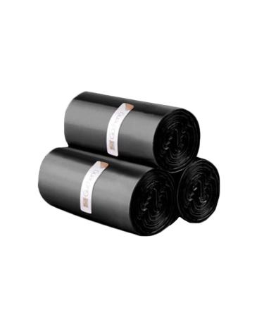 Garbage Bags 90Pcs Kitchen Home Trash Bags Strong Wastebasket Bin Liners Household Plastic Trash Bags for Trash Can (Black)
