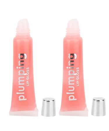 2PC Lip Plumping Serum & Gloss - Long-lasting Moisturizing Lip Gloss for Fuller Softer Lips | Glitter Lipstick Amplifier (8#) - Buy Online on SooperMarket.com