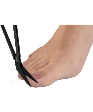 Long Handled Toenail Clippers for Thick Nails 7.5" Angled Tip Long Handled Nail Scissors for Toenails Heavy Duty long handled Toenail Scissors for Thick Nails Podiatry Tools for Elderly Back Pain - Buy Online on SooperMarket.com