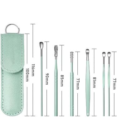 Portable Ear Cleaner Stainless Steel Ear Spoon Set Stainless Steel Ear Wax Remover Reusable Stainless Steel Ear Wax Remover Set Ear Wax Easily Removed Ideal for Personal and Home Use(C) - Buy Online on SooperMarket.com