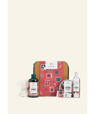 The Body Shop Jolly Juicy Strawberry Big Essential 5-Pieces Gift