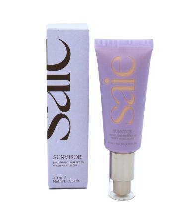 Saie Sunvisor SPF 35 Sheer Moisturizer 1.35 oz - Broad Spectrum Sun Protection - Buy Online on SooperMarket.com