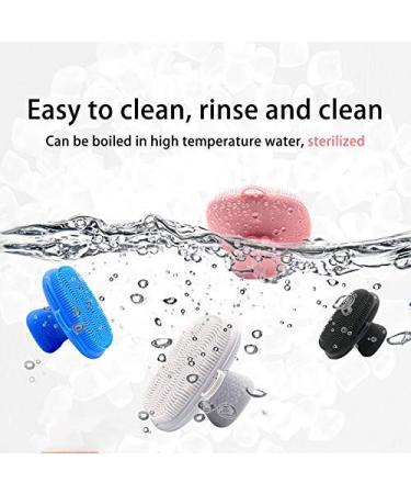 INKERLEE Silicone Face Scrubber Exfoliator Brush - Gentle Manual Facial Cleansing Brush for Women and Men - Buy Online on SooperMarket.com
