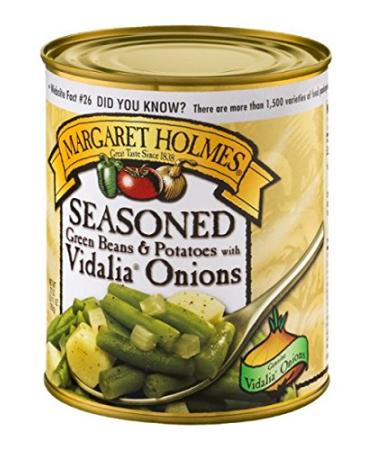 Margaret Holmes Seasoned Green Beans & Potatoes with Vidalia Onions 27 Oz Can