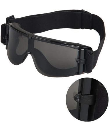 Airsoft Tactical Safety Glasses | Military Goggles with Interchangeable Lens for Paintball, Hunting, Shooting | Eye Protection Equipment - Buy Online on SooperMarket.com