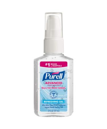 Purell Advanced Formula Hand Sanitizer Gel 2 oz Pump Bottle