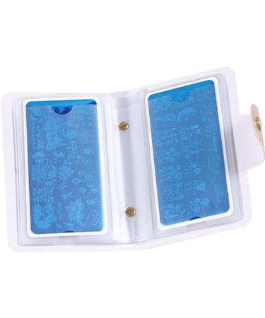 Buy Nail Stamping Plate Case | Holographic Nail Art Organizer | Rainbow Design Templates for Perfect Nail Art - Buy Online on SooperMarket.com
