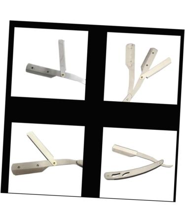 Beavorty 6 Pcs Manual Razors for Men - Stainless Steel Straight Razor & Classic Barber Shaving Tools - Buy Online on SooperMarket.com